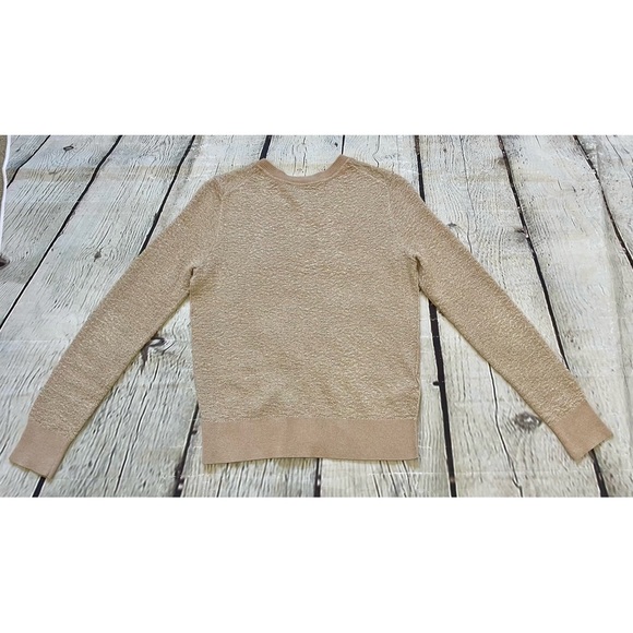 Loft Metallic Gold Cardigan - Picture 9 of 13